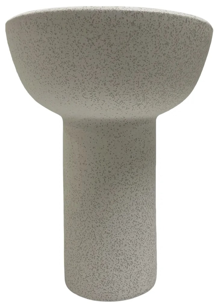 ΕΠΙΤΡΑΠΕΖΙΟ ΚΕΡΑΜΙΚΟ ΔΙΑΚΟΣΜΗΤΙΚΟ ELENDIL HM4603.01 ΥΠΟΛΕΥΚΟ ΚΡΥΣΤΑΛΛΙΚΟ Φ20,5x26,5Υεκ (1 Τεμμάχια)