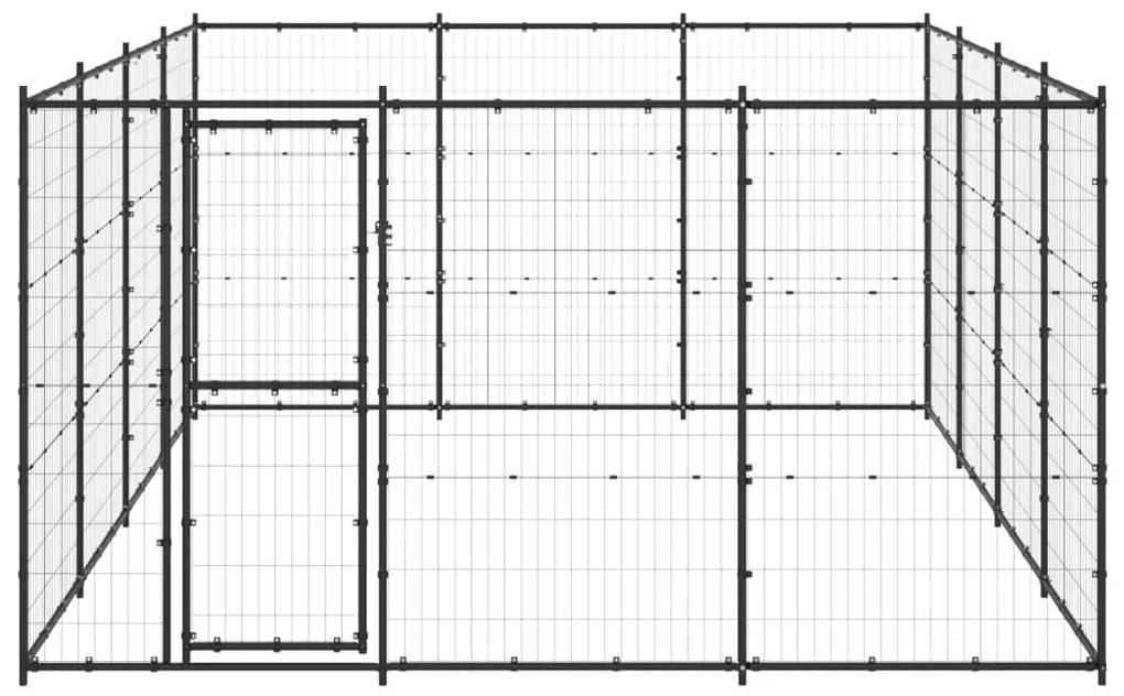 vidaXL Κλουβί Σκύλου Εξωτερικού Χώρου 14,52 μ² από Ατσάλι