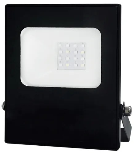 Προβολέας LED SMD IP66 10W Q10RGBW Μαύρο Αλουμίνιο 230V Aca-Q10RGBW-Μαύρο Q10RGBW