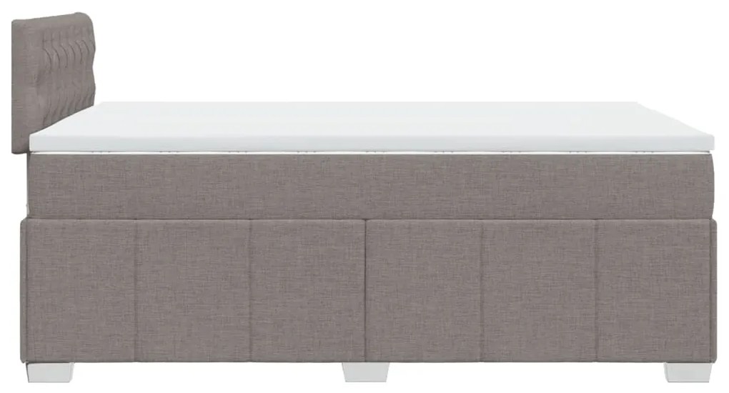 ΚΡΕΒΑΤΙ BOXSPRING ΜΕ ΣΤΡΩΜΑ TAUPE 120X190 ΕΚ. ΥΦΑΣΜΑΤΙΝΟ 3289318