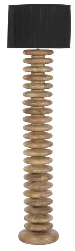 Φωτιστικό Δαπέδου Home ESPRIT Καφέ Μαύρο 220 V 40 x 40 x 160 cm