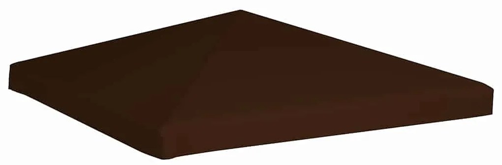 vidaXL Κάλυμμα για Κιόσκι Καφέ 3 x 3 μ. 310 γρ./μ²