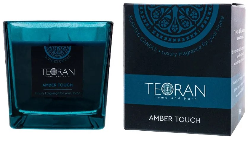 Αρωματικό κερί Amber Touch 210gr της Teoran