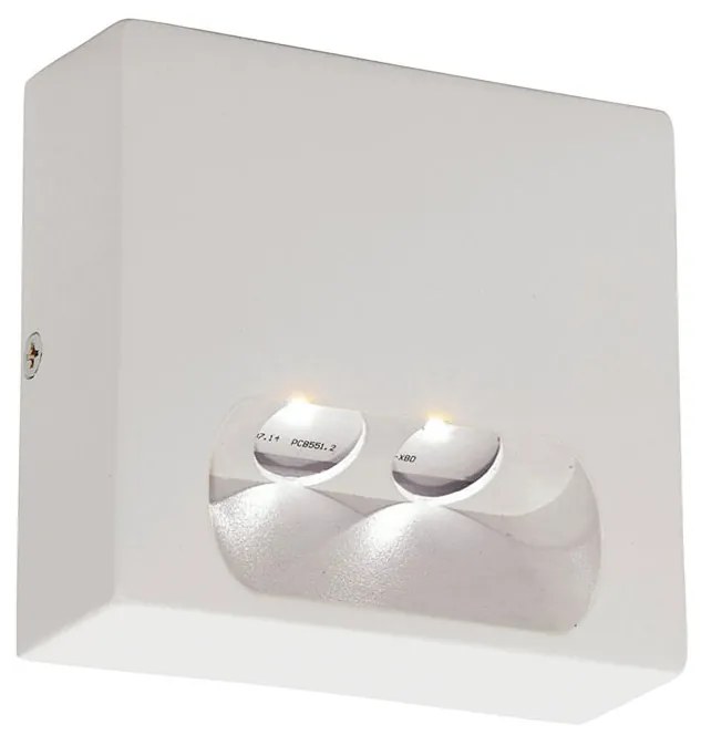 Απλίκα LED Εξωτερικού Χώρου Viokef Poros White 4261400