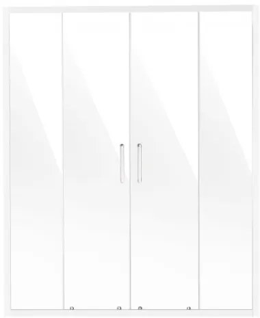 VEVOR Semi-frameless Double Sliding Shower Door SGCC Tempered Glass 1/4&quot; Chrome
