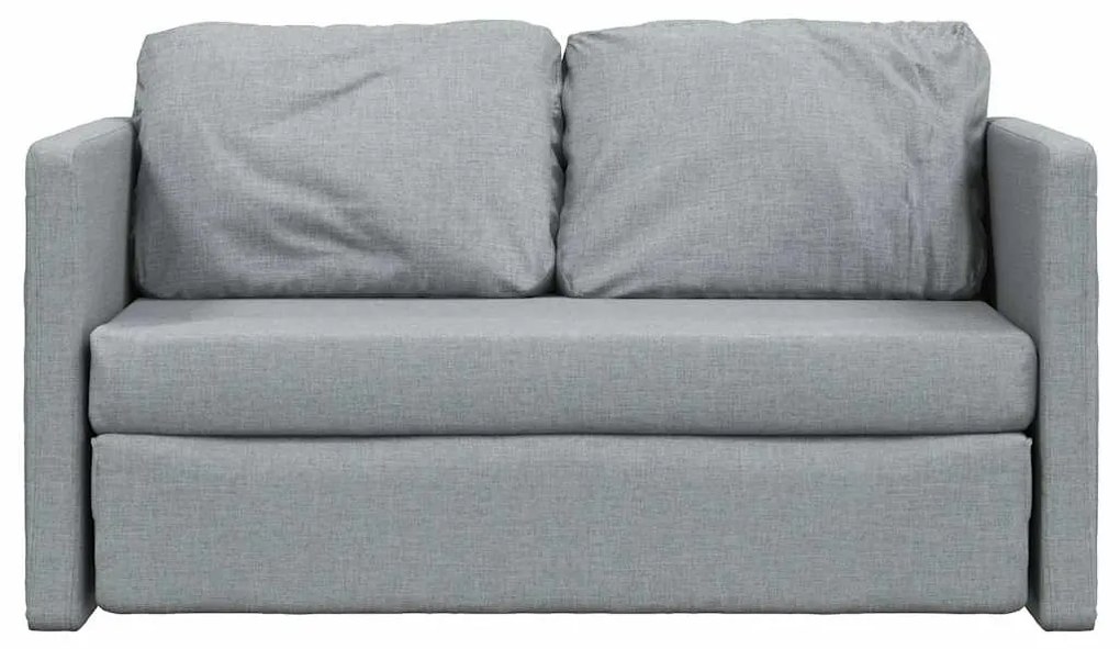 vidaXL Καναπές-Κρεβάτι Δαπέδου 2 σε 1 Αν. Γκρι 112x174x55 εκ. Ύφασμα