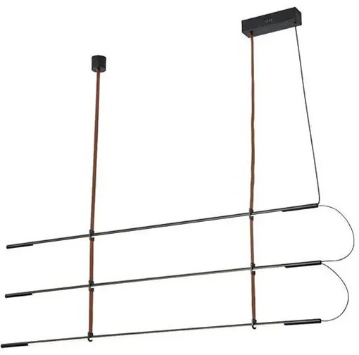 Φωτιστικό Οροφής Τρίφωτο LED Eurolamp Linea 144-16072