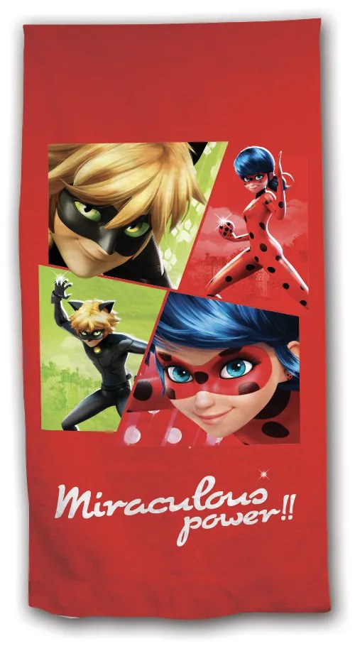 Πετσέτα Θαλάσσης Microfiber Ladybug - 70 x 140 cm - Κόκκινο - Borea