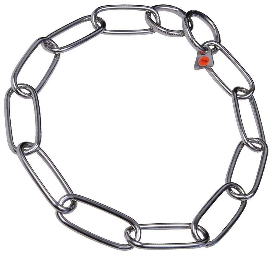 Κολλάρο Σκύλου Hs Sprenger Ασημί Μακρή Σύνδεσμοι (55 cm)