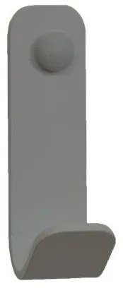 Κρεμάστρα Τοίχου Matt Concrete Grey 5x5x13εκ. Pam &amp; Co 15-163