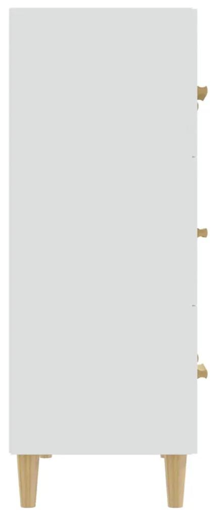 vidaXL Συρταριέρα Λευκή 70 x 34 x 90 εκ. από Επεξεργασμένο Ξύλο