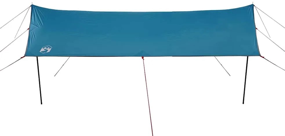 vidaXL Μουσαμάς Κάμπινγκ Αδιάβροχος Μπλε 460x305x210 εκ.