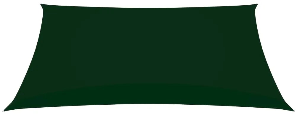 vidaXL Πανί Σκίασης Ορθογώνιο Σκούρο Πράσινο 4x6 μ. από Ύφασμα Oxford