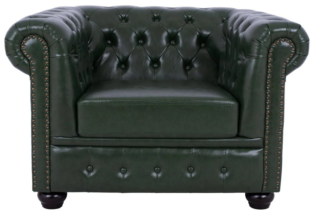 ΠΟΛΥΘΡΟΝΑ T.CHESTERFIELD POLINA  PU ΚΥΠΑΡΙΣΣΙ 106x87x70Y εκ.