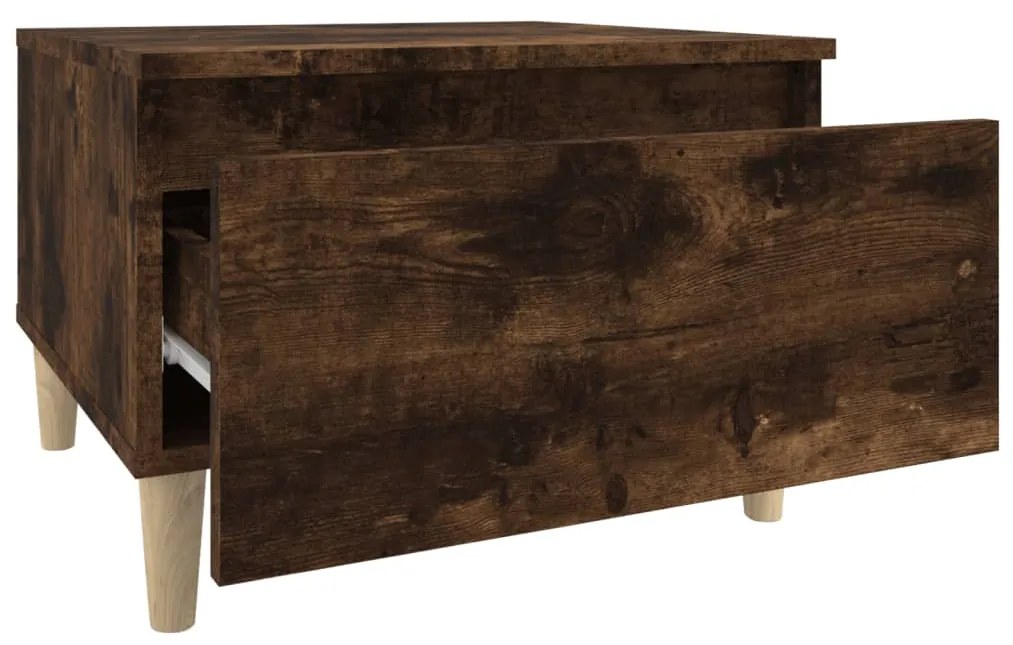 vidaXL Βοηθητικό Τραπέζι Καπνιστή Δρυς 50x46x35 εκ. Επεξεργασμένο Ξύλο