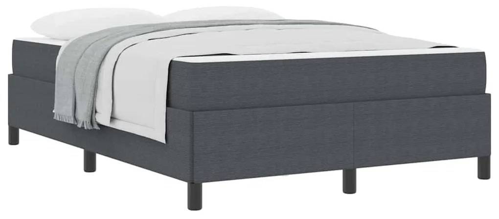 vidaXL Σκελετός Κρεβατιού Άλλο Σκούρο γκρι 160 x 200 cm Βελούδο