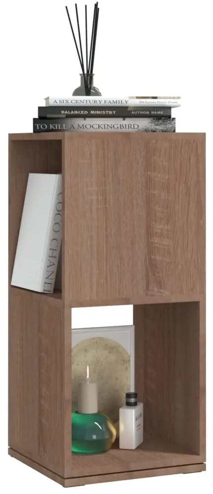 vidaXL Ντουλάπι Περιστρ. Sonoma Δρυς 34,5x34,5x75,5 εκ. Επεξ. Ξύλο