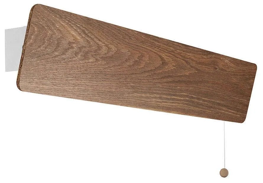 Φωτιστικό Τοίχου-Απλίκα Oslo 60 7521 12x68cm LED 11W Smoked Oak Nowodvorski