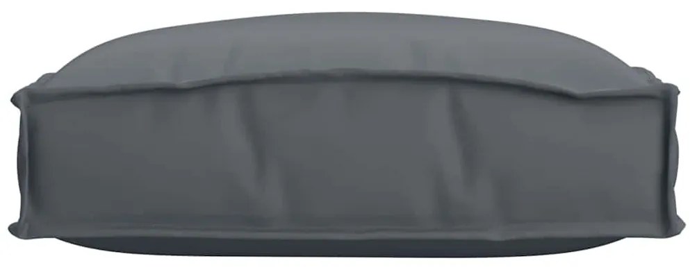 vidaXL Μαξιλάρι παλέτας για κάθισμα 2 pcs Ανθρακί 40 x 40 x 8 εκ.
