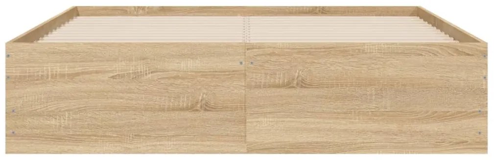 vidaXL Πλαίσιο Κρεβατιού με συρτάρια Sonoma Δρυς 120x200εκ. Επεξ. Ξύλο