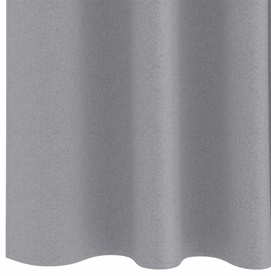 vidaXL Κουρτίνες 2 pcs Ανοιχτό γκρι 245x140εκ. Πολυεστέρας