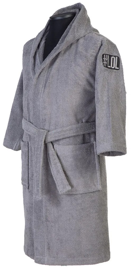 Παιδικό Μπουρνούζι Nef-Nef Homeware Junior Kids21 Grey-1176 Γκρι No04