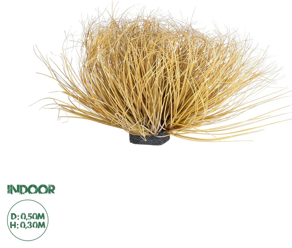 GloboStar® Artificial Garden GRASS BUSH PLANT 21165 Τεχνητό Διακοσμητικό Φυτό Θάμνος Grass Π50cm Y30cm