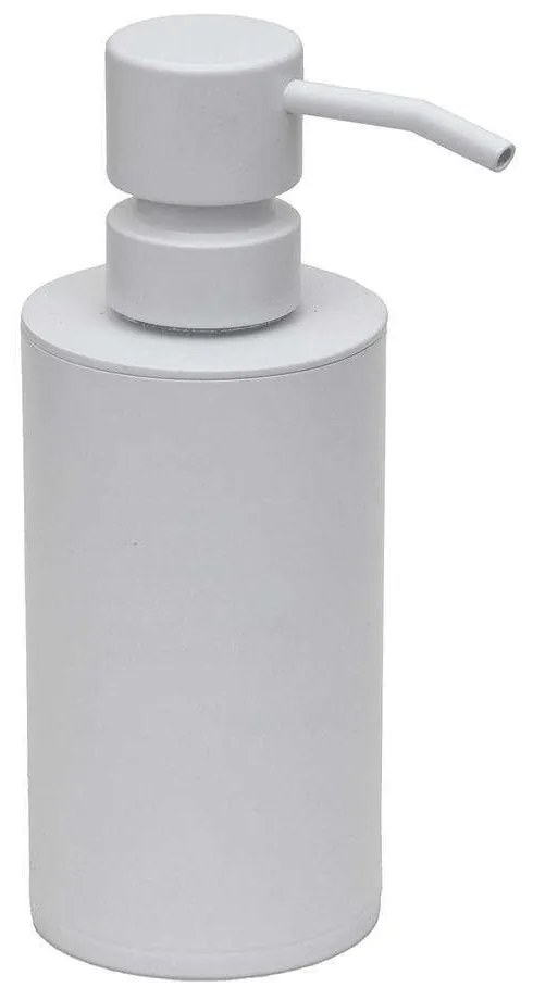 Δοχείο Κρεμοσάπουνου 88-033 Φ6x19cm Matte White Pam&amp;Co Brass