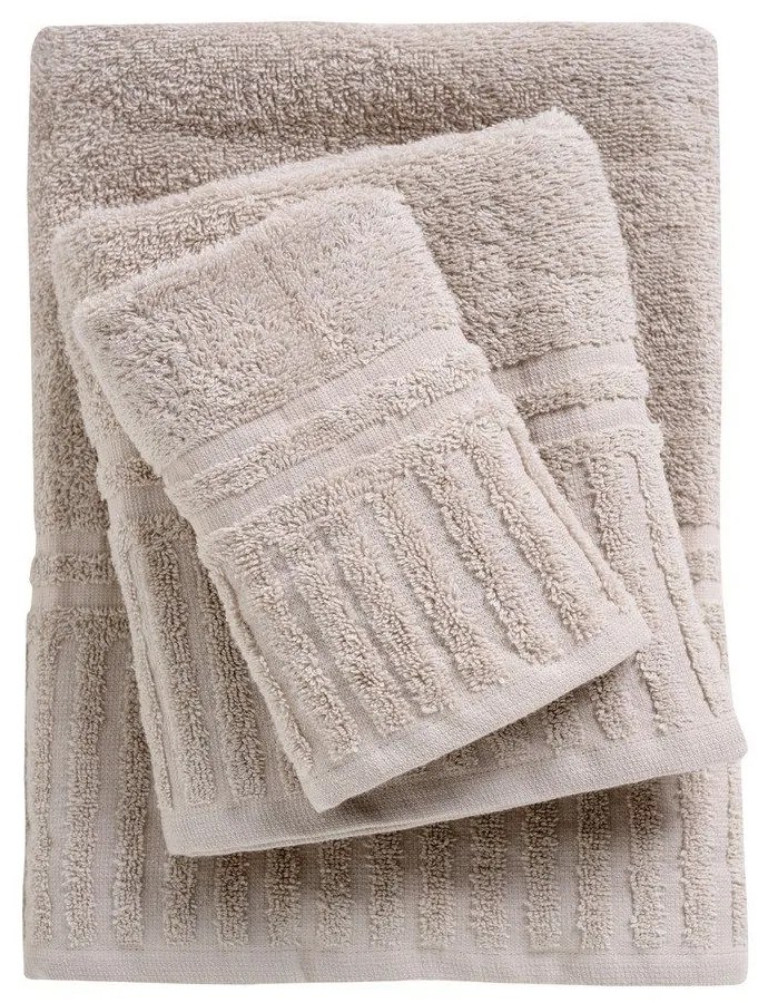 Πετσέτες Best 0747 (Σετ 3τμχ) Light Grey Das Home Towels Set 70x140cm 100% Βαμβάκι