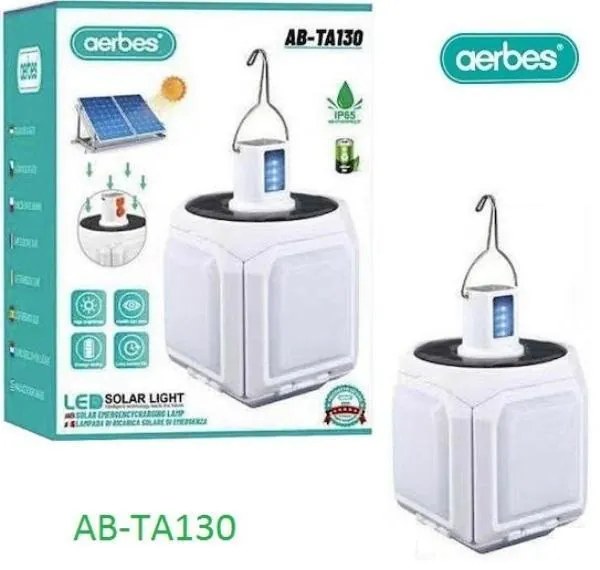 AB-TA130 Κρεμαστό Ηλιακό Φωτιστικό σε Λευκό Χρώμα 81006DFR00WH
