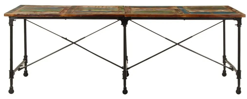 vidaXL Τραπεζαρία 220 x 90 x 77 εκ. από Μασίφ Ανακυκλωμένο Ξύλο
