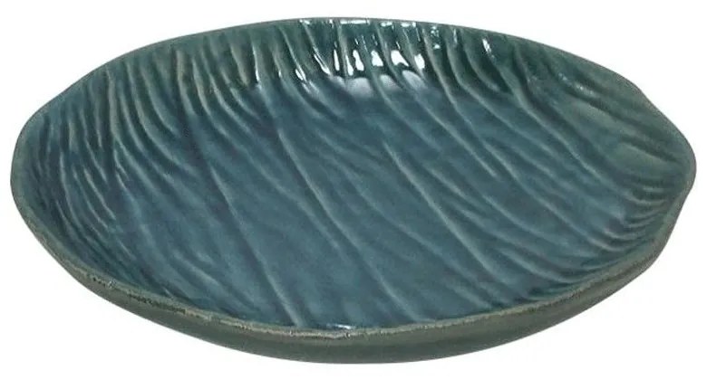 Διακοσμητική Πιατέλα 003-123-045 25x25x4,5cm Green Κεραμικό