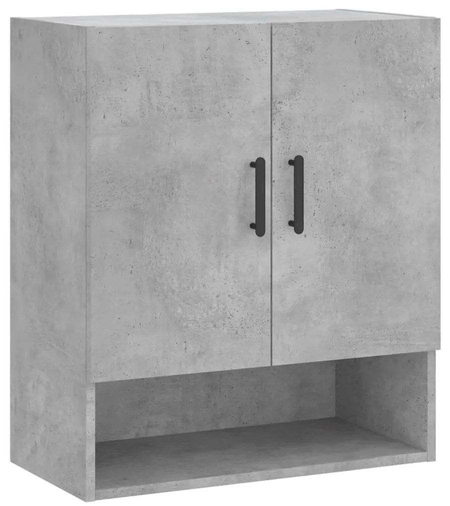 vidaXL Ντουλάπι Τοίχου Γκρι Σκυρ. 60x31x70 εκ. Επεξεργασμένο Ξύλο