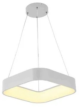 Κρεμαστό Φωτιστικό Οροφής Led Μεταλλικό H150 Φ60 Eurolamp-144-17019-Λευκό 144-17019