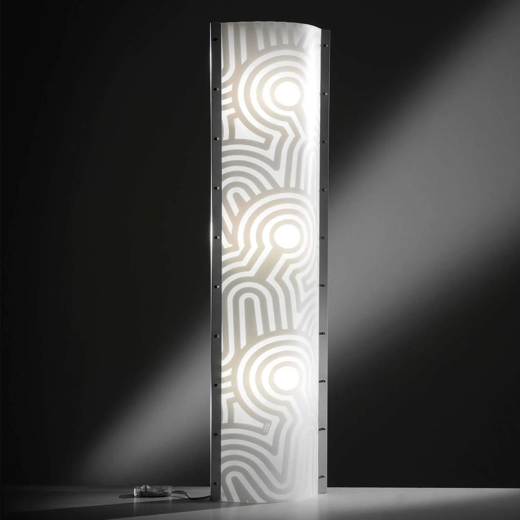 Φωτιστικό Δαπέδου Venti White Slamp Aluminium, Polypropylene
