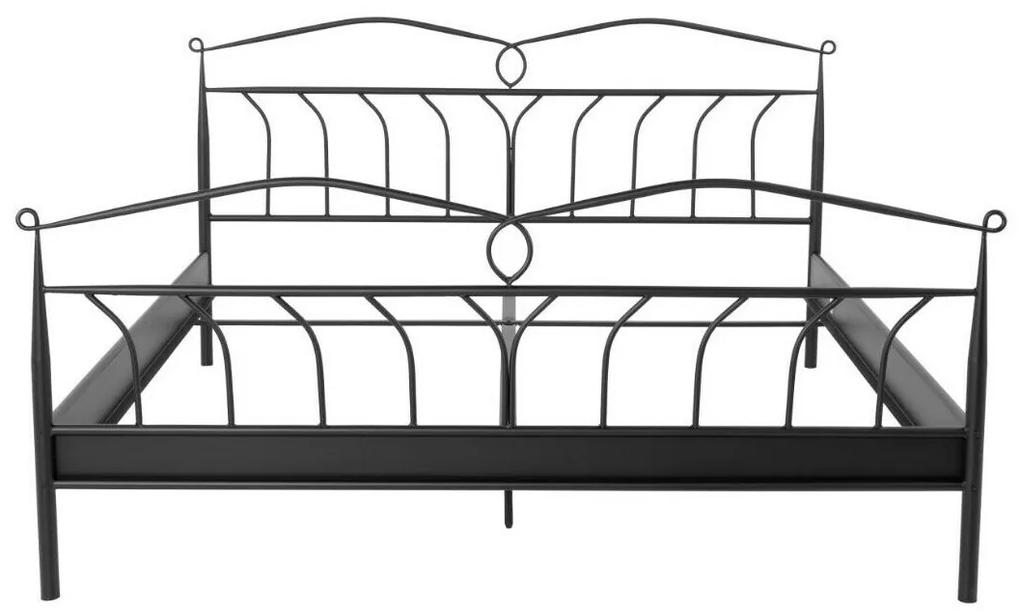Κρεβάτι Oakland 979, Διπλό, Μαύρο, 180x200, Μέταλλο, 193x208x105cm, 25 kg | Epipla1.gr