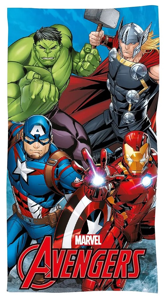 Πετσέτα Θαλάσσης Μικροίνες Avengers 140x70cm Avengers AVE24-4085 42-2997