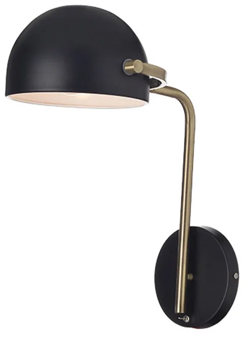 Απλίκα Τοίχου Aca Oceanus ML306061W Black Matt