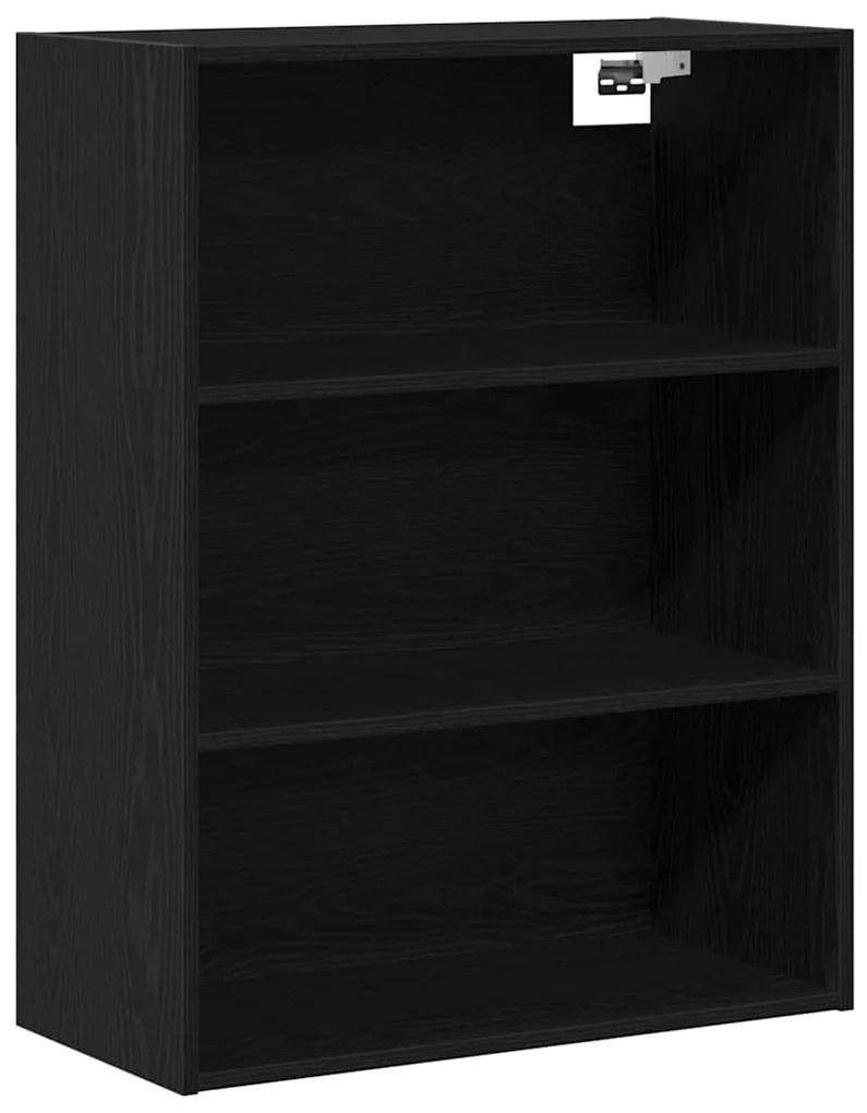 vidaXL Highboard Επιτοίχιο 2 pcs Μαύρη Οξυά 69,5 x 34 x 180 εκ.