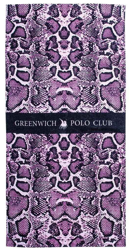 GREENWICH POLO CLUB ΠΕΤΣΕΤΑ ΘΑΛΑΣΣΗΣ 90Χ175 3714 ΜΑΥΡΟ, ΜΩΒ