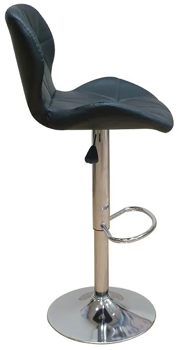 BAR91 BLACK PUΣKAMΠO ΜΕ ΑΜΟΡΤΙΣΕΡ 39X39X60-81/80-101εκ. (Σετ 2 ΤΕΜ)