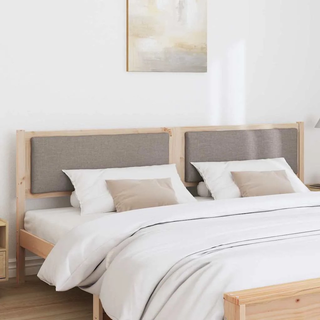 vidaXL Κεφαλάρι Άλλο Καφέ 200 cm Μασίφ ξύλο πεύκου