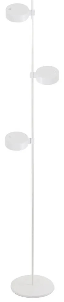 Φωτιστικό Δαπέδου Επαναφορτιζόμενο Super O LD1156B3 3L Φ25x160cm 3x3,5W Led 2700/3150/4000K 3x287/331/336Lm White Mat Zafferano