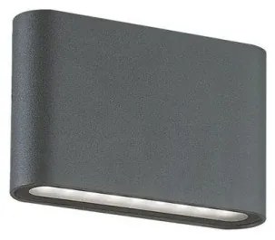 Απλίκα Εξωτερικού Χώρου LED 24W L11.5 Argon αλουμίνιο Viokef-4226801-Ανθρακί 4226801