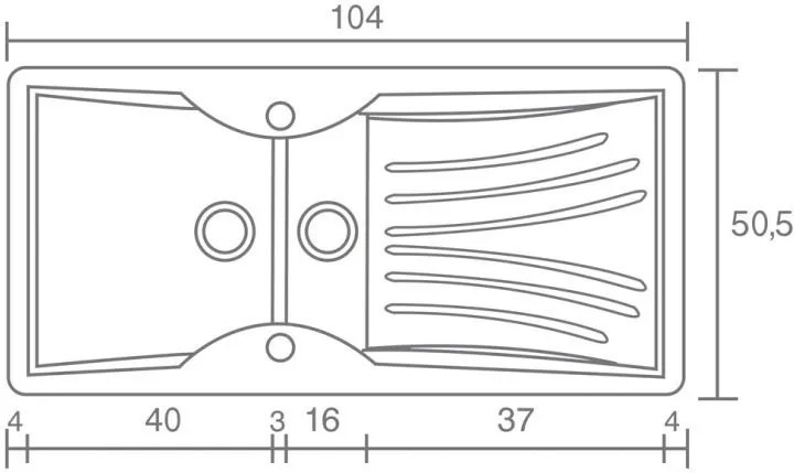 Νεροχύτης Sanitec 329-Granite Celtic Stone