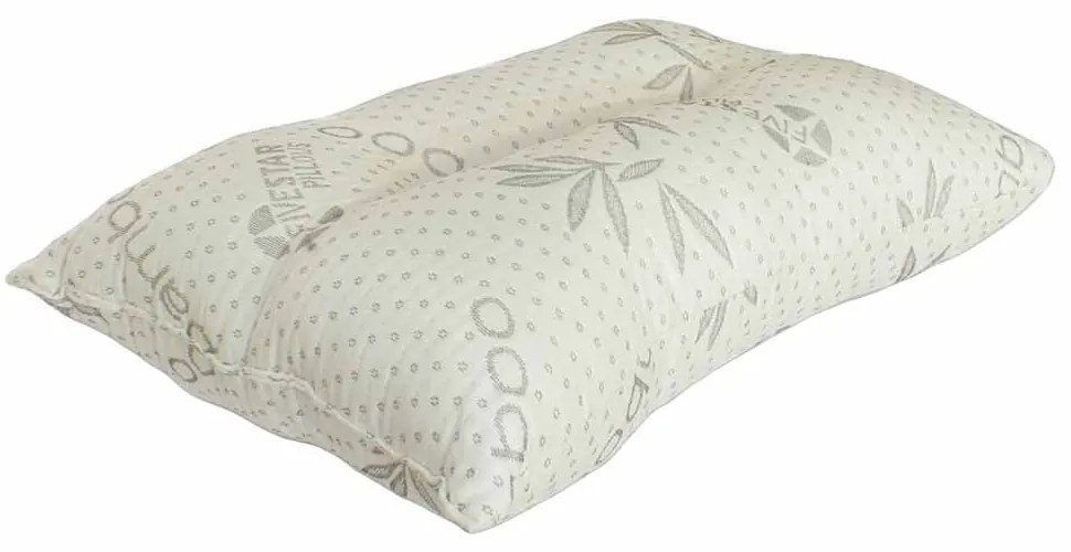 Μαξιλάρι Ύπνου Ανατομικό Μέτριο (50x70) Idilka Bamboo 12729 Hollowfiber