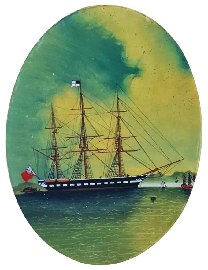 Artekko Γυάλινο Κάδρο Reversed Painting στο Χέρι (35x28)cm Artekko 076-0056