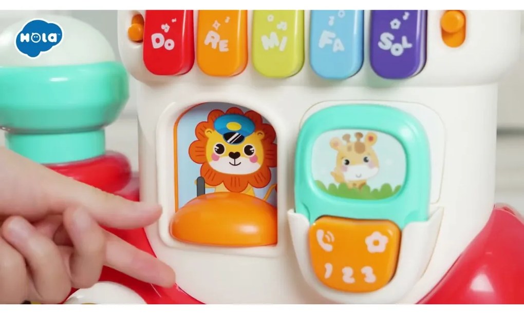 Smart Learning Push & Ride Train 4in1 HOLA