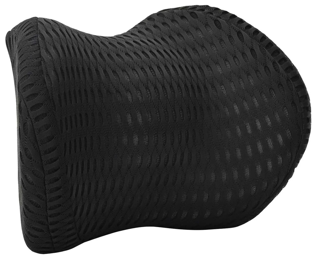 vidaXL Μαξιλάρι με μαξιλάρι Μαύρο 31 x 23 x 14 εκ 4D Δίχτυ