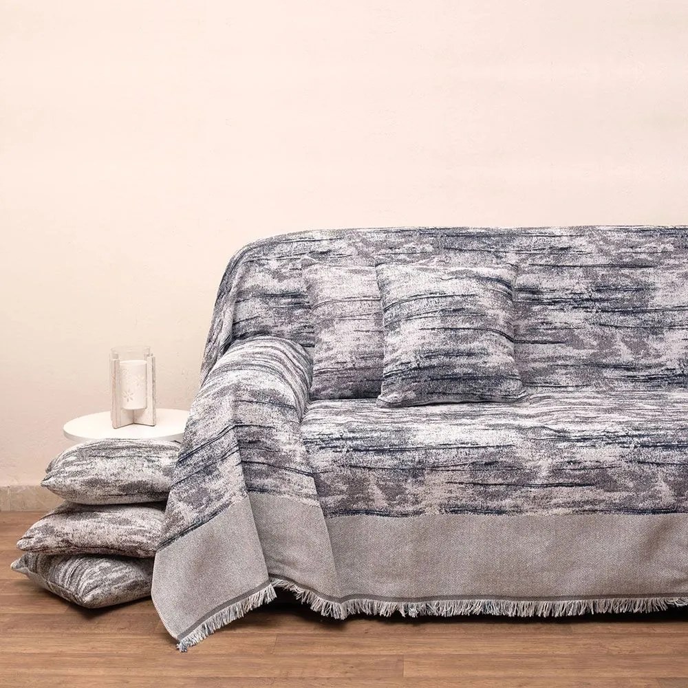 Ριχτάρι 3022 Blue Viopros Πολυθρόνα 180x180cm 100% Cotton